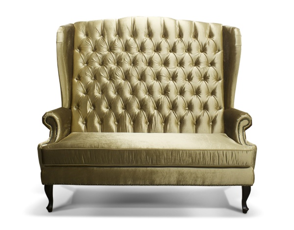 Диван Pronto lux золотистый