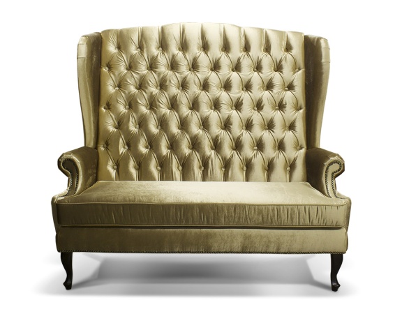 Диван Pronto lux золотистый