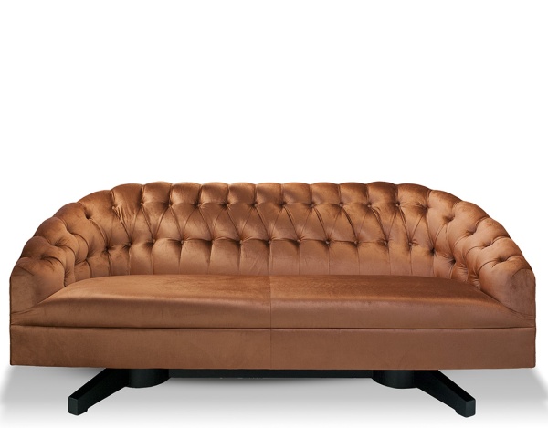 Диван Moji красно-коричневый