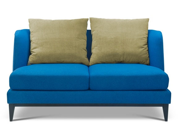 Диван Cityscape 2 с квадратными подушками