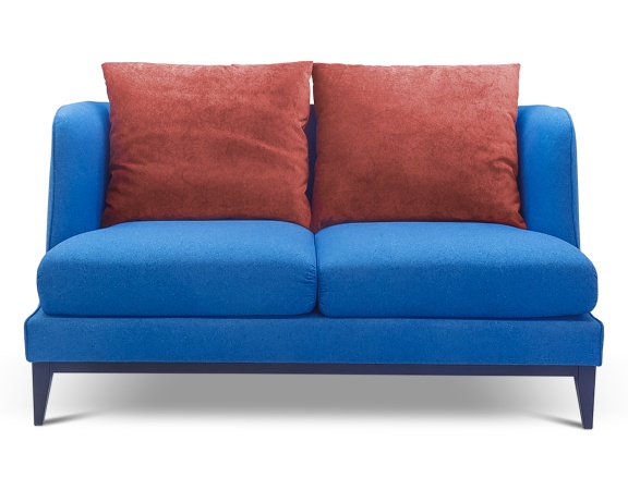 Диван Cityscape 2 с квадратными подушками